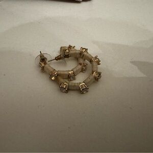 Express White Statement Earrings